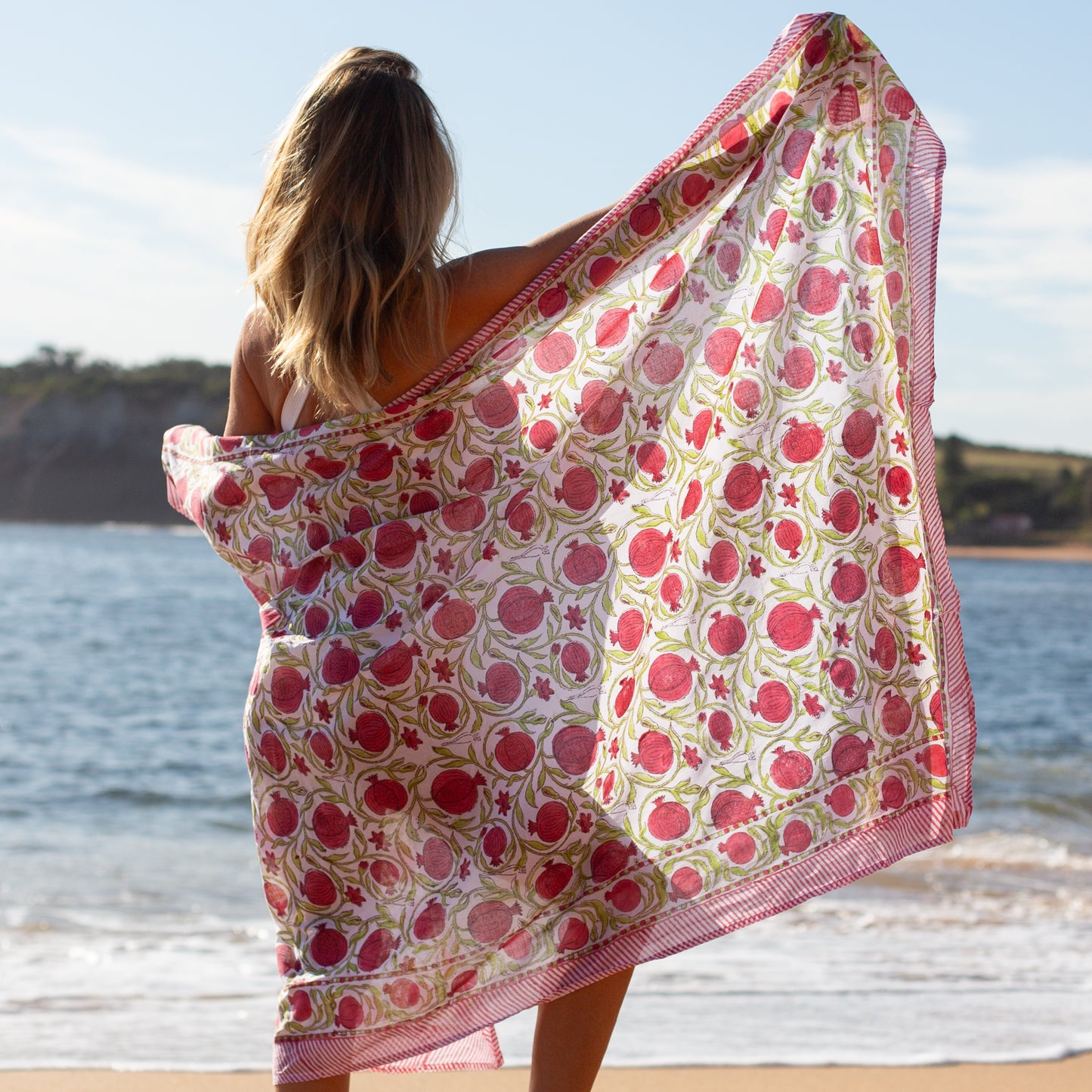 XL Pomegranate Cotton Sarong