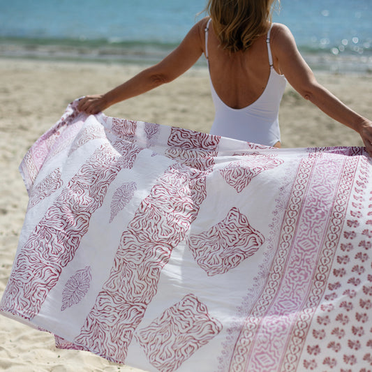 Freedom Pink Voile Sarong