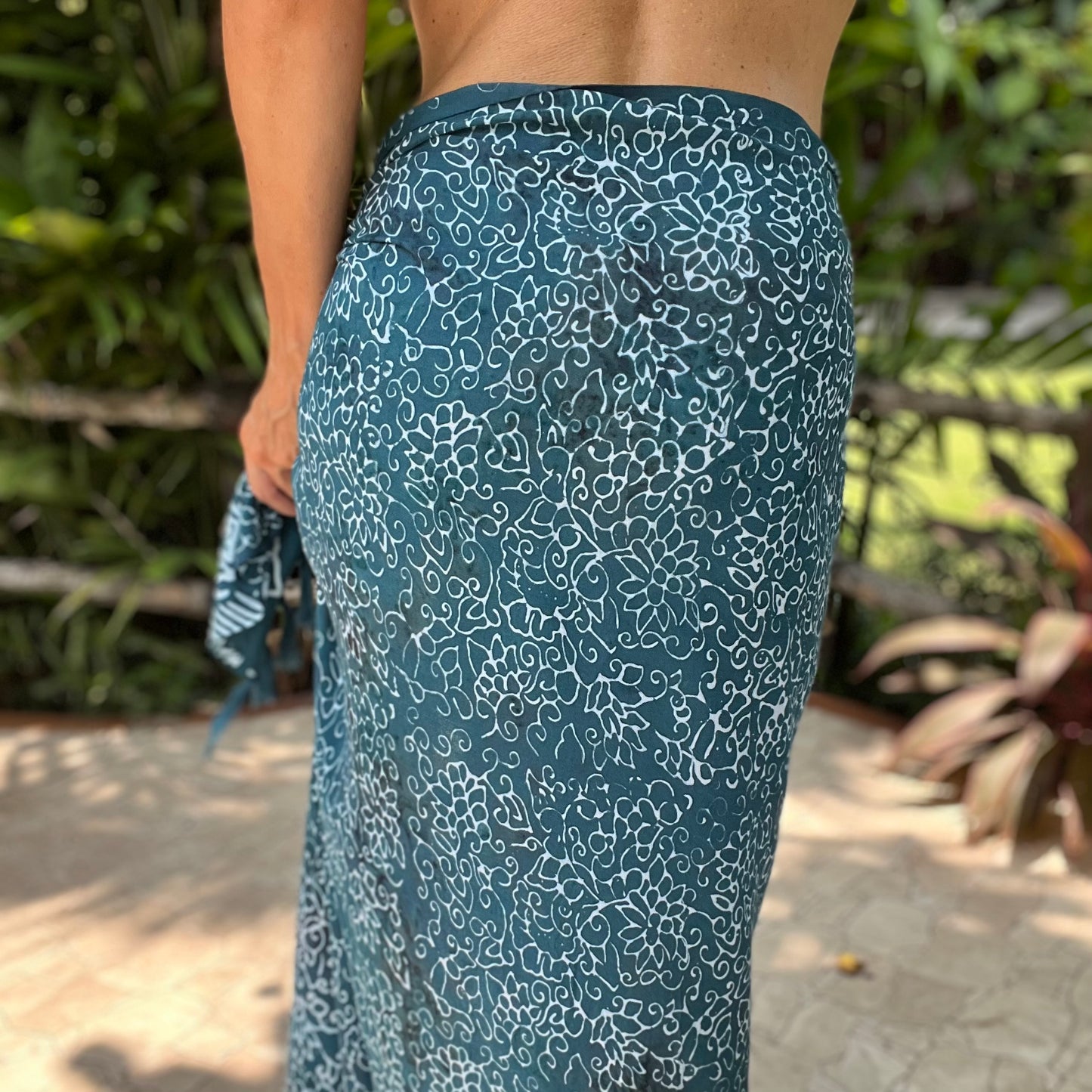 Free Spirit Teal Beach Sarong