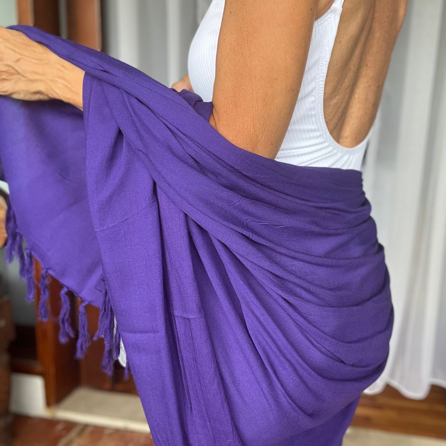 Purple Pop Beach Sarong