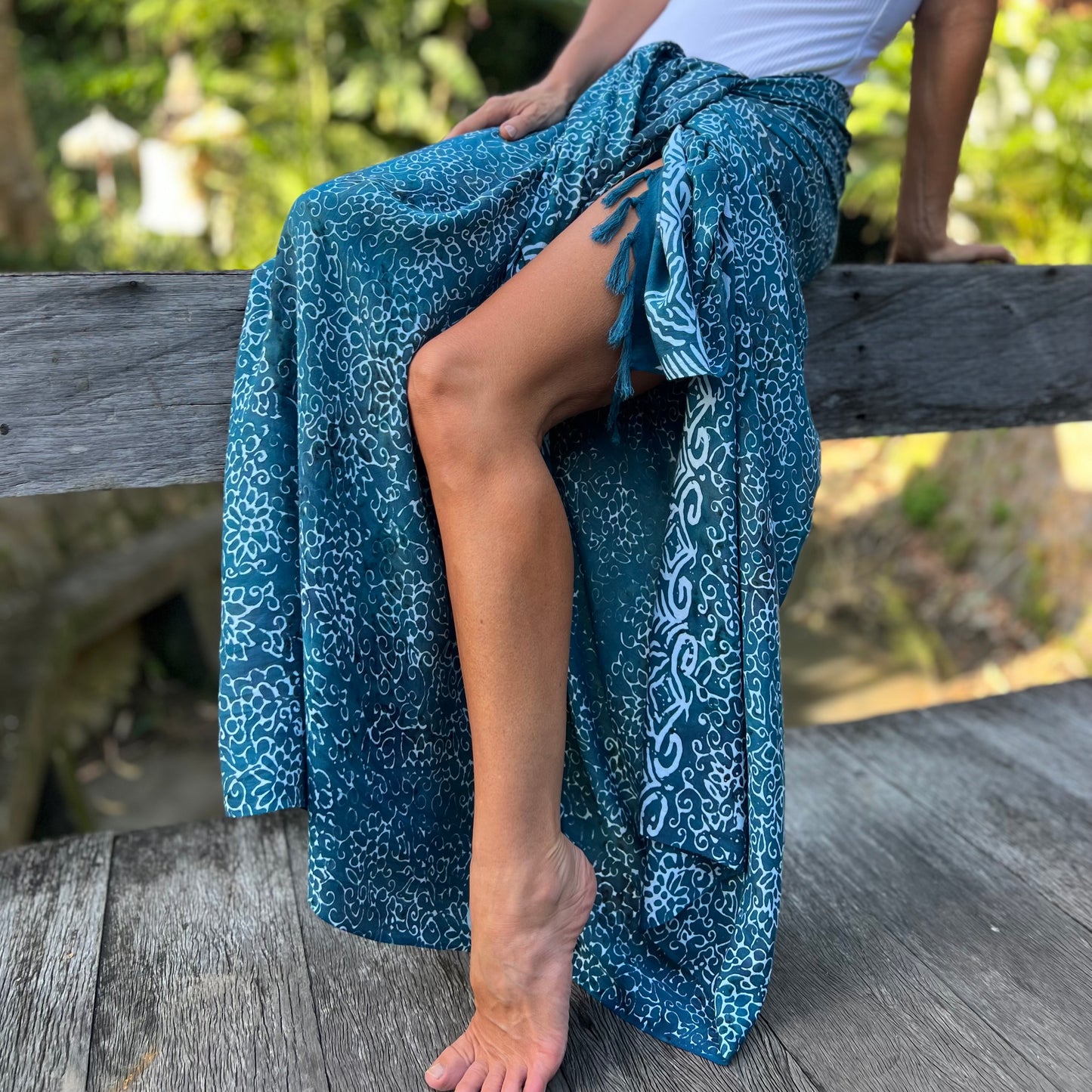 Free Spirit Teal Beach Sarong