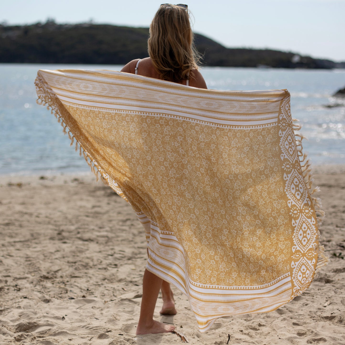 Summer Bone Beach Sarong