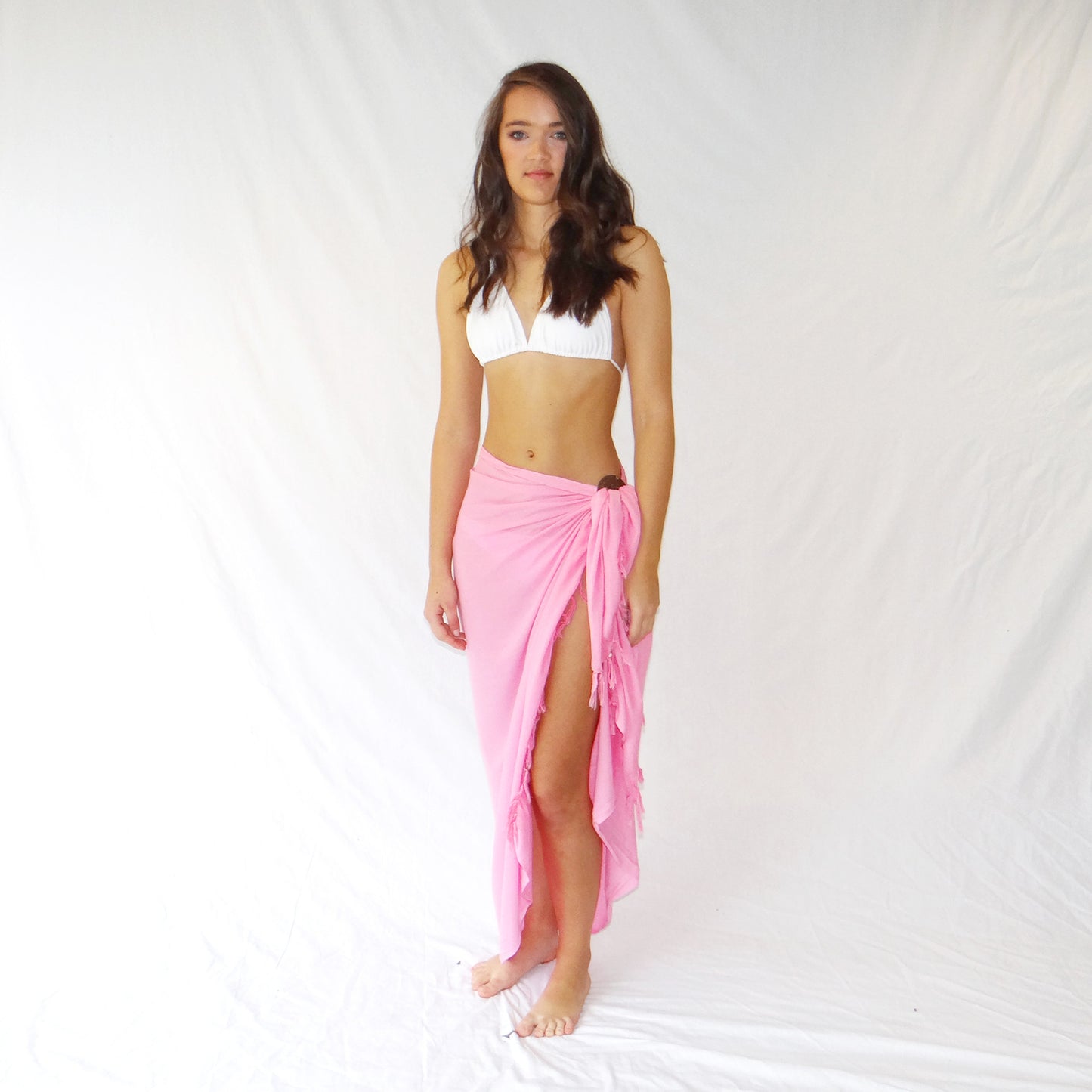 Pretty in Pink Beach Sarong